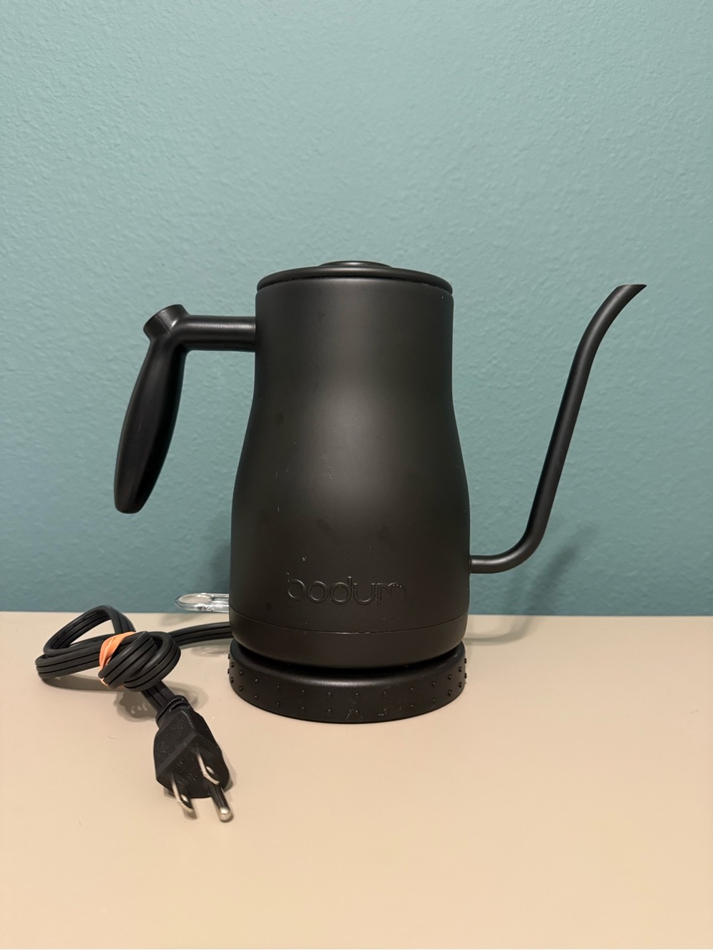 34Oz Bistro Gooseneck Electric Water Kettle, Pour over Coffee & Tea, Stainless S